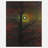 Koracz, "Drzewo II", Acryl auf Leinwand