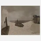 Georges Braque, "Marine", Farblithographie auf Velin