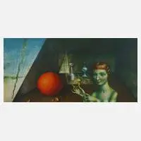 Prof. Rudolf Hausner, "Penelope", Farbsiebdruck