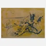 Heinrich Steiner, An der Küste,, Farblithographie