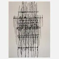 Oskar Holweck, Abstrakte Komposition, Serigraphie auf leichtem Karton