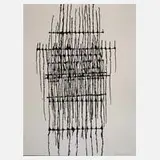 Oskar Holweck, Abstrakte Komposition, Serigraphie auf leichtem Karton