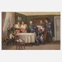 Adalbert von Roessler, Besprechung hoher Militärs
