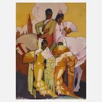 J. Monti, Flamencotänzer, 1933