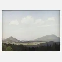 Willy Müller-Lückendorf, Zittauer Gebirge, 1930, Pastell