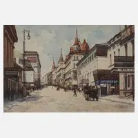 N. W. Onischtschenko, Ansicht Moskau, Aquarell auf Papier
