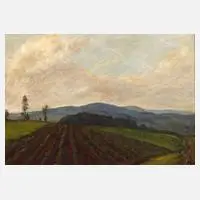 Albin Enders, "Himmel und Erde", 1936, Öl auf Karton