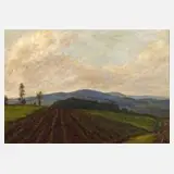 Albin Enders, "Himmel und Erde", 1936, Öl auf Karton