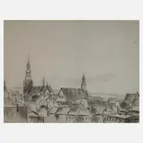 Alfred Tröger, Ansicht von Zwickau, Kohle