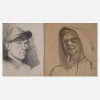 Alfred Tröger, Zwei Portraits