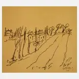 Albert Hennig, Italienische Landschaft