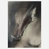 Gregor-Torsten Kozik, "Nietzsche-Blatt", Mischtechnik