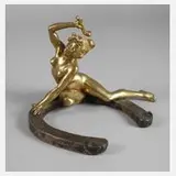 Georges Récipon, ”La porte bonheur”, Bronze