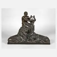 Max Valentin, Orpheus mit Lyra, Bronze