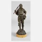 Bastian, Bauer auf dem Feld, Bronze