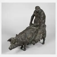 Claus Nageler, der Saureiter, Bronze