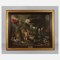 Jan Brueghel der Jüngere, Die Opfer Kain und Abels, Öl auf Kupferblech
