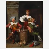 Ferdinand Stifter, "Verspielt", 1891, Öl auf Holz