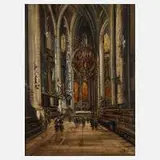 Otto Hamel, St. Lorenz in Nürnberg, Öl auf Leinwand