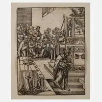 Lukas Cranach der Ältere, "Das Johannesgrab", Holzschnitt
