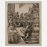 Lukas Cranach der Ältere, "Das Johannesgrab", Holzschnitt