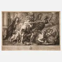 Ferdinando Gregori, Mars zieht in den Krieg, Kupferstich