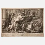 Ferdinando Gregori, Mars zieht in den Krieg, Kupferstich