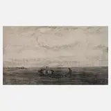 Auf dem Feld by Heinrich Ludwig von Gleichen-Rußwurm, Kreidelithographie, sold May 2023