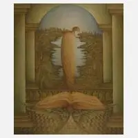 Wolfgang Fratscher, "Vision", Farboffset auf leichtem Karton