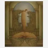 Wolfgang Fratscher, "Vision", Farboffset auf leichtem Karton