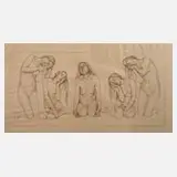 Ida Teichmann, "Die Verlassenen", Lithographie