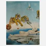 Surreale Komposition by Salvador Dalí, Farblithographie, sold May 2023