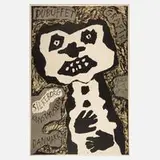Jean Dubuffet, Ausstellungsplakat, Farblithographie