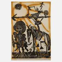 Gerd Mackensen, "Don Quichotte", Mischtechnik