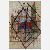"Artistenlied" by Alfred Traugott Mörstedt, aquarellierte, sold May 2023