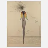 Prof. Paul Wunderlich, "Nike", Farblithographie
