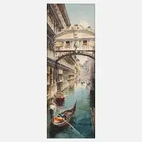 Detlev Nitschke, Seufzerbrücke Venedig, Mischtechnik
