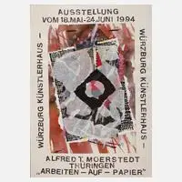 Alfred Traugott Mörstedt, Unikatärer Plakatentwurf, Collage