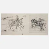 Dagmar Ranft-Schinke, "Pegasus Vision I", Radierung