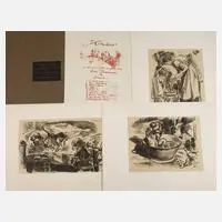 Hans Soltmann, "Kinder", Lithographien und einem Titelblatt