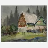 Hans Weiß-Aue, "Regentag..."