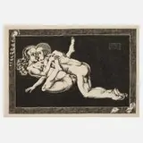 Prof. Baldwin Zettl, "Überlebenstechnik", 1986, Kupferstich