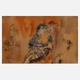 Albert Hennig, Ein Liebespaar, aquarellierte
