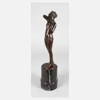 stehender weiblicher Akt by Martin Schauss, Bronze, sold May 2023