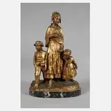 Joseph d'Asté, Mutter mit Kindern, Bronze