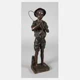 Adolphe Jean Lavergne, "Pêcheur", Bronze