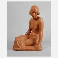 Luise Federn-Staudinger, Sitzender weiblicher Akt, 1943