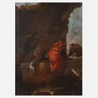 Grablegung Christi, Barock, Öl auf Leinwand