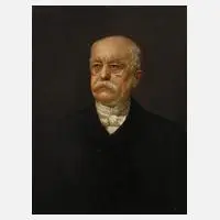 Christian Heyden, Portrait Fürst Bismarck, 1901, Öl auf Leinwand