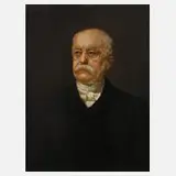 Christian Heyden, Portrait Fürst Bismarck, 1901, Öl auf Leinwand